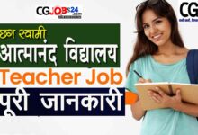 Photo of स्वामी आत्मानंद स्कूल छत्तीसगढ़ भर्ती 2023 आवेदन कैसे करें?