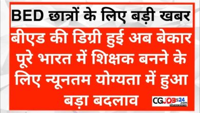 Photo of बीएड की डिग्री हुई अब बेकार पूरे भारत में शिक्षक बनने के लिए अब न्यूनतम योग्यता में हो गया बड़ा बदलाव