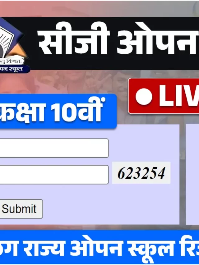 छत्तीसगढ़ ओपन बोर्ड रिजल्ट 2024 कैसे चेक करें